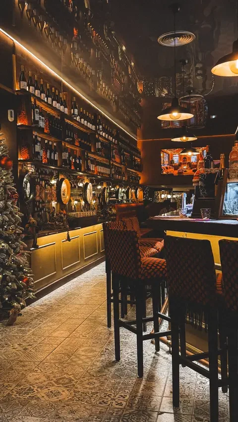 A wine bar interior